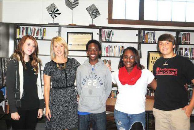 Rundlett with Students